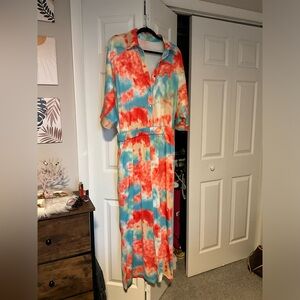 Cute Tie Dye Jumpsuit New